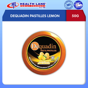 DEQUADIN PASTILLES LEMON (50G)